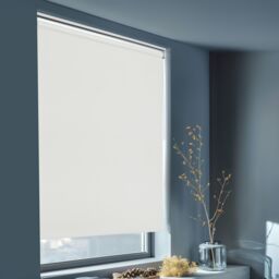 GoodHome Boreas Corded Off White Blackout Roller Blind (W)180Cm (L)180Cm - thumbnail 7