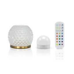 Auraglow Omniance Aurelia Rechargeable Wireless Table Lamp With Remote - 1 Lamp, 1 Light Source, 1 Remote - thumbnail 1