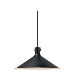 Nordlux Dorina Metal Pendant Light Wood Black,mains - thumbnail 1