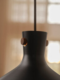 Nordlux Dorina Metal Pendant Light Wood Black,mains - thumbnail 7