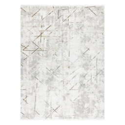 RugsX Modern Carpet Duke 51393 Cream / Gold - Geometric, Vintage Structured,  180X270 Cm - thumbnail 3