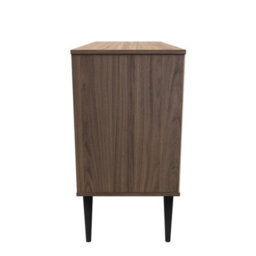 Fuji 3 Drawer Tv Unit In Carini Walnut (Ready Assembled) - thumbnail 2