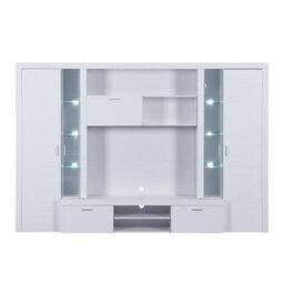 Furniture in Fashion Roma Entertainment Unit White With High Gloss Fronts And Led - thumbnail 6