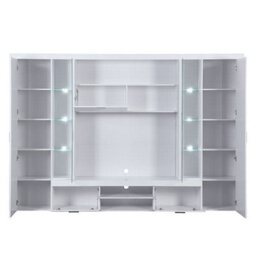 Furniture in Fashion Roma Entertainment Unit White With High Gloss Fronts And Led - thumbnail 7
