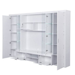 Furniture in Fashion Roma Entertainment Unit White With High Gloss Fronts And Led - thumbnail 8