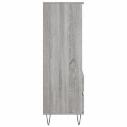 Berkfield Highboard Grey Sonoma 40X36X110 Cm Engineered Wood - thumbnail 7