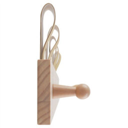 Keypak Wall Mounted Coat Rack - 5 Strap Hook Nordic Scandi Wood Hanger - Coat Hook Rail Bedroom, Hallway, Door Living Room - thumbnail 5