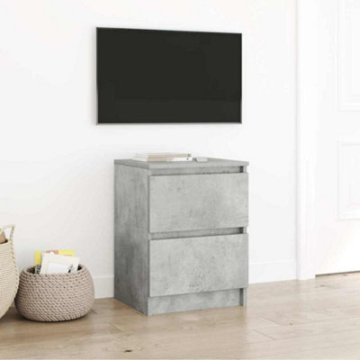 Berkfield Tv Cabinet Concrete Grey 40X35X54 Cm Engineered Wood - image 1