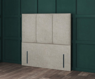 Comfy Deluxe 5Ft Mink Chenille 3 Panel Floorstanding 54Inch Headboard - image 1