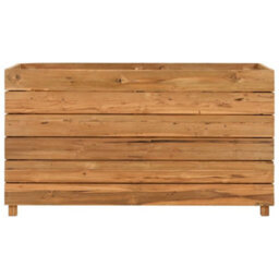 Walplus Raised Bed 100X40X55 Cm Recycled Teak Wood And Steel - thumbnail 3