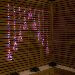 Samuel Alexander 1.2M X 1.2M Flexibrights Christmas Tree Curtain Lights With 258 Rainbow Leds - thumbnail 4