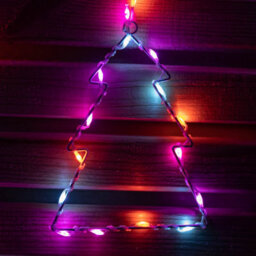 Samuel Alexander 1.2M X 1.2M Flexibrights Christmas Tree Curtain Lights With 258 Rainbow Leds - thumbnail 7