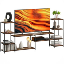 "Industrial Tv Stand Shelves For 60"" Tvs"
