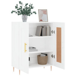 Berkfield Sideboard White 69.5X34X90 Cm Engineered Wood - thumbnail 4