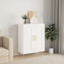 Berkfield Sideboard White 69.5X34X90 Cm Engineered Wood - thumbnail 1