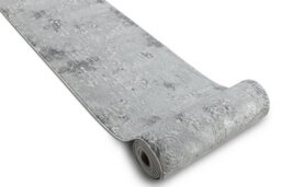 RugsX Runner Structural Mefe 8725 Two Levels Of Fleece Grey 200 Cm  200X200 Cm - thumbnail 2