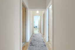 RugsX Runner Structural Mefe 8725 Two Levels Of Fleece Grey 200 Cm  200X200 Cm - thumbnail 4
