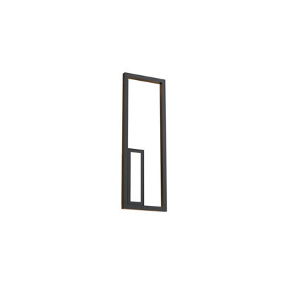Luminosa Lighting Luminosa Boutique Rectangle Wall Lamp, 21W Led, 3000K, 1130Lm, Black, 3Yrs Warranty - image 1