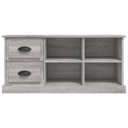 Walplus Tv Cabinet Grey Sonoma 102X35.5X47.5 Cm Engineered Wood - thumbnail 6