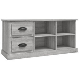 Walplus Tv Cabinet Grey Sonoma 102X35.5X47.5 Cm Engineered Wood - thumbnail 2