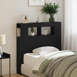Walplus Led Headboard Black Oak 100 X 18.5 X 103.5 Cm Engineered Wood - thumbnail 1