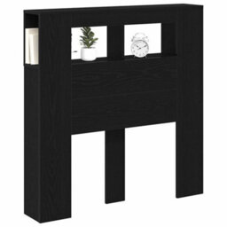 Walplus Led Headboard Black Oak 100 X 18.5 X 103.5 Cm Engineered Wood - thumbnail 3