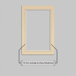 Ak Frames 6X4 Ivory Picture Mounts To Fit 5X3 Aperture Size - Mount Board Only (No Frame Included) - thumbnail 4
