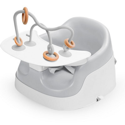 Booboo Baby 3 In 1 Baby Booster Seat With Removable Tray Portable High Chair Floor And Bath Seat - image 1