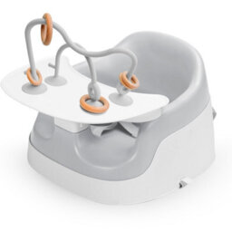 Booboo Baby 3 In 1 Baby Booster Seat With Removable Tray Portable High Chair Floor And Bath Seat - thumbnail 1