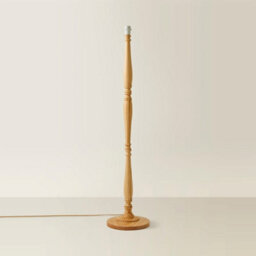 Valuelights Victoria Traditional Light Wood Candlestick Floor Lamp Base - thumbnail 3