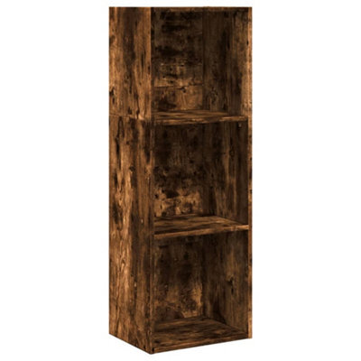 Berkfield Versatile Bookcase Smoked Oak 40X30X114 Cm Engineered Wood