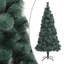 Berkfield Artificial Christmas Tree With Stand Green 210 Cm Pet - thumbnail 1