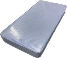 Wilson Beds - Basic Waterproof Pvc Mattress - 3Ft Single, One Sided, Foam Free, Medium Soft, Blue Water Proof Mattress - thumbnail 3