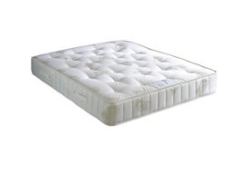 Bedmaster Ortho Classic Orthopaedic Silver Plush Velvet Divan Set And Headboard Double - thumbnail 4