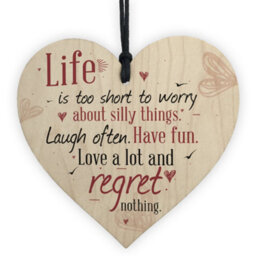 Red Ocean Friendship Inspirational Cute Heart Gift Best Friends Live Laugh Love Often