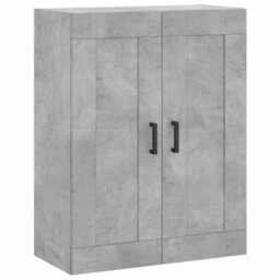 Berkfield Highboard Concrete Grey 69.5X34X180 Cm Engineered Wood - thumbnail 5