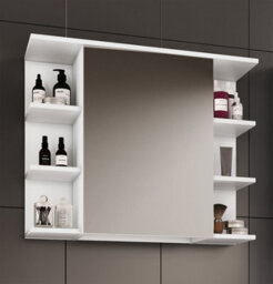 Vcm Mirror Cabinet Bathroom Mirror Shelf Zalo - thumbnail 3