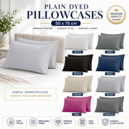 Moonlight Bedding Pillowcase Pack Of 6-Envelope Closure Super Soft Brushed Microfiber House Wife Pillow Cover,(Silver, 50X75Cm) - thumbnail 9