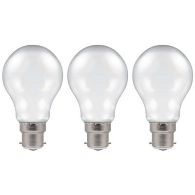 Crompton Lamps Led Gls 4.5W B22 Harlequin Ip65 White Translucent (3 Pack) - image 1