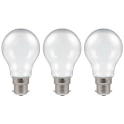 Crompton Lamps Led Gls 4.5W B22 Harlequin Ip65 White Translucent (3 Pack) - thumbnail 1
