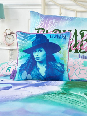 Wicked Glinda And Elphaba Twill Filled Cushion - image 1