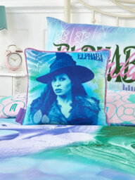 Wicked Glinda And Elphaba Twill Filled Cushion - thumbnail 1