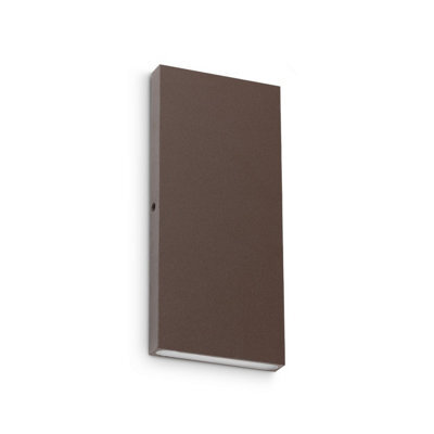 Ideal Lux Luminosa Post-It Outdoor Up Down Wall Lamp Coffee 2X Led 620Lm 3000K Ip65 - Driver Required - image 1
