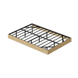 Matteo Modern Floating Bed Frame With Led Ambient Lighting, 135X200Cm, Natural - thumbnail 3