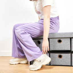 Periea 'gigi' Large Ottoman Storage Box, 6 Drawers, 280Kg Weight Tested - Grey - thumbnail 6