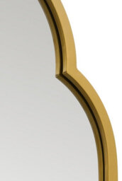 Mirroroutlet The Duplici Gold Metal Framed Double Arched Oval Garden Wall Mirror 150Cm X 52Cm - thumbnail 5