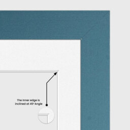 AK Frames 12X12 Navy Blue Modern Multi Photo Frame With White Mount - Holds 4 Apertures (4X) 6X4 Photos - thumbnail 7
