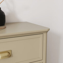 Melody Maison Large 6 Drawer Chest Of Drawers - Lawrence Taupe Range - thumbnail 3