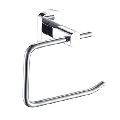 Showerdrape Admiralty Chrome Stainless Steel Wall Mounted Toilet Roll Holder - image 1