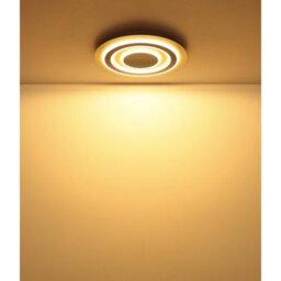 Luminosa Lighting Luminosa Jayden Semi Flush Ceiling Light Matt White Led 3000K - thumbnail 5